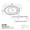 Atlantis Whirlpools Petite 42 x 70 Oval Soaking Bathtub 4270PS - alternate 3